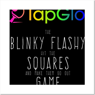 Blinky Flashy Squares Game Posters and Art